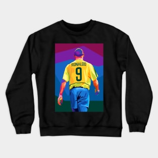 Ronaldo Nazario Pop Art Crewneck Sweatshirt